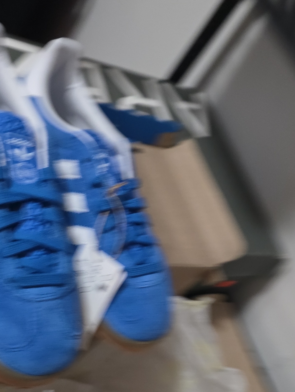 adidas Gazelle Blue Casual Sneakers with White Stripes